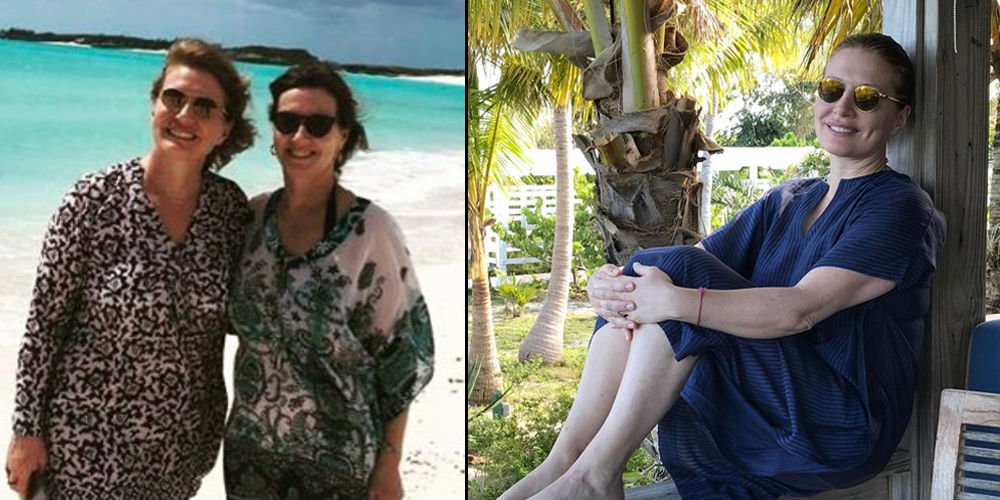 Koç, Bahama'da ablası ile moral depoladı