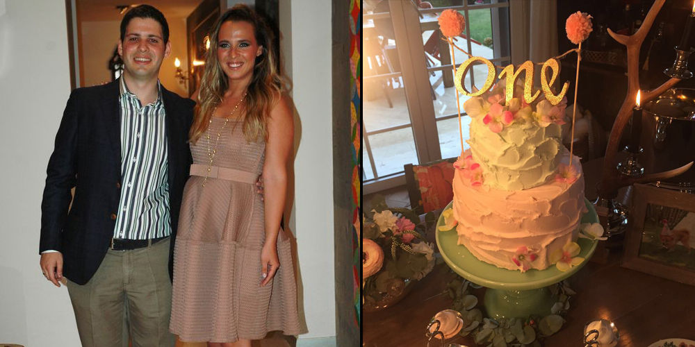 Kızları Ceylin 1 yaşında