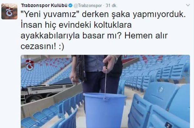 Trabzonspor'dan taraftarına ilginç ceza