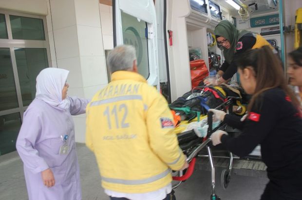 Karaman'da eşini sedyede görün temizlik görevlisi kadın sinir krizi geçirdi