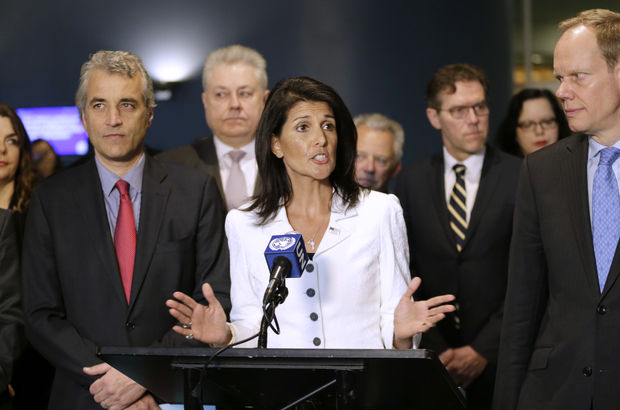 Nikki Haley: Esed ve İran barışın önünde büyük bir engel