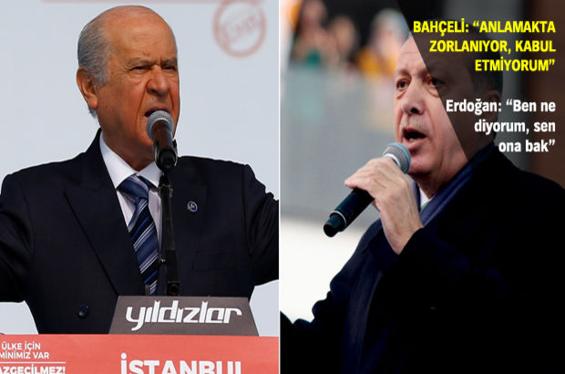 Cumhurbaşkanı Erdoğan ve Bahçeli'den 'eyalet sistemi' açıklaması