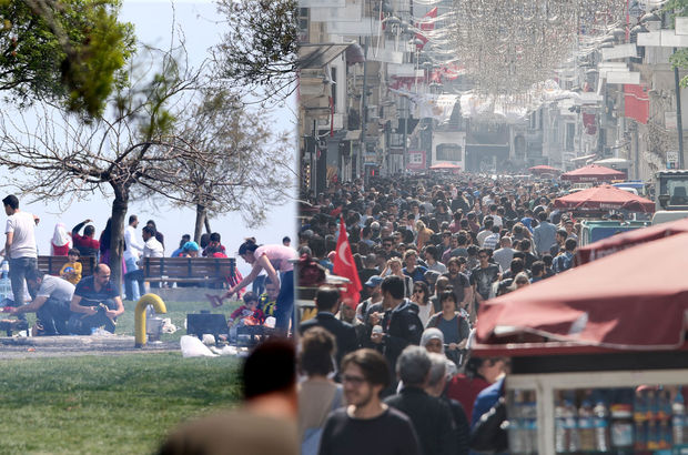 İstanbul'da oyunu kullanan seçmenler sahile ve Taksim'e aktı