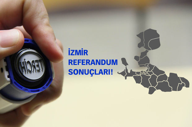 İzmir referandum sonuçları - 2017 Evet Hayır oy oranları
