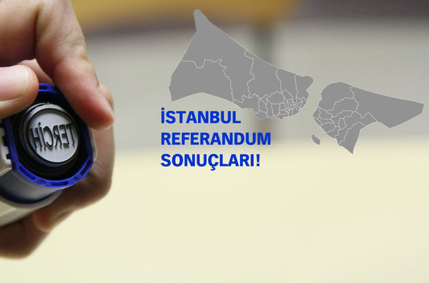 İstanbul referandum sonuçları - 2017 Evet Hayır oy oranları