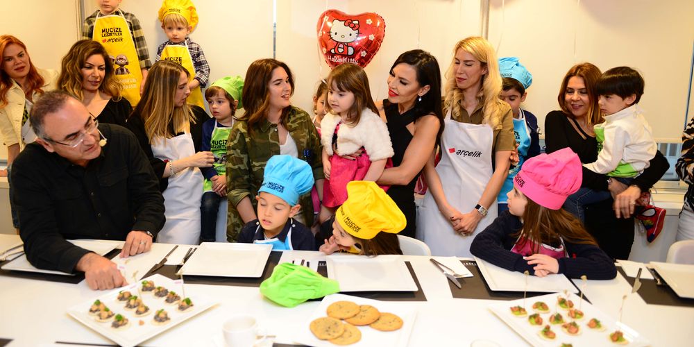 'Arçelik Mucize Lezzetler' etkinliği ünlü anneler ve çocuklarını bir araya getirdi