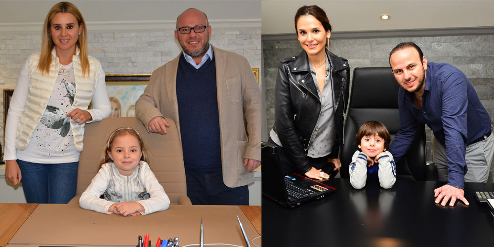 Çocuklar, patron oldu