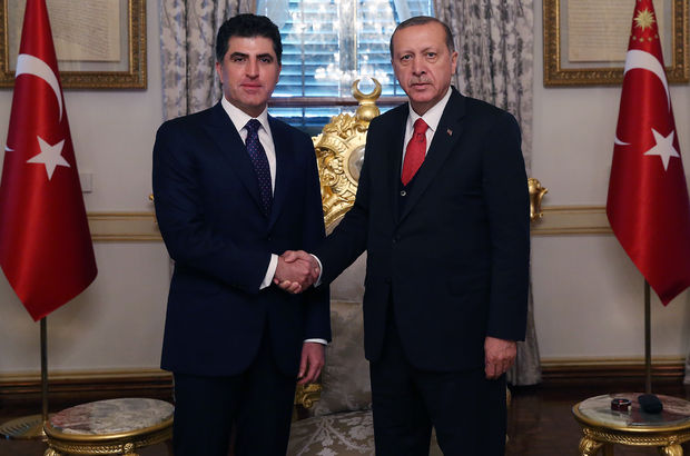 Erdoğan, Neçirvan Barzani'yi kabul etti