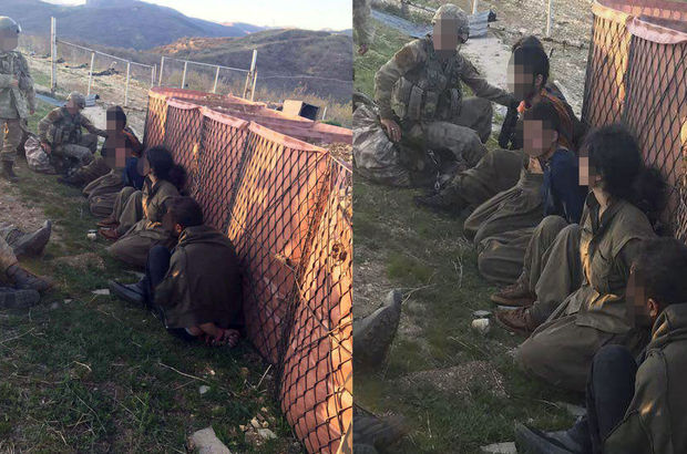 Tunceli Hozat Aliboğazı bölgesinde 5 terörist ele geçirildi