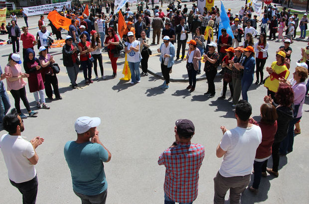 Sivas'ta 1 Mayıs kutlamalarında 540 polis görev yaptı, 300 kişi katıldı