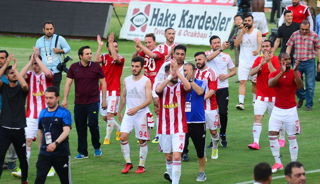 Sivasspor'da Süper Lig coşkusu