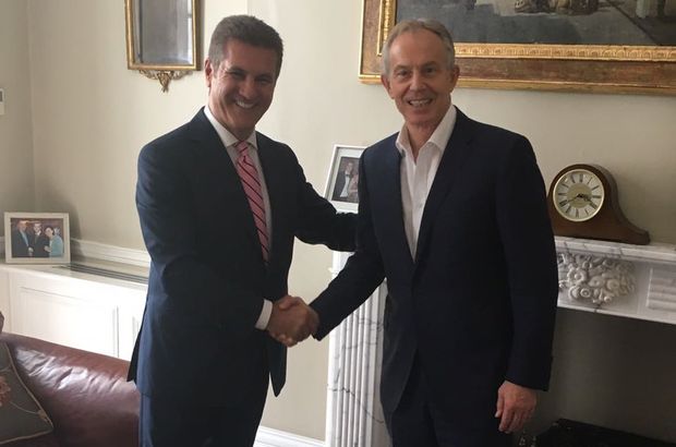 Mustafa Sarıgül, Tony Blair ile Londra'da görüştü
