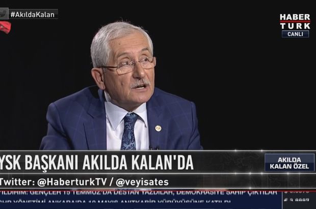 YSK Başkanı Sadi Güven: Olay tamamen sandık kurulu başkanlarının mührü vurmayı unutması ile ilgili