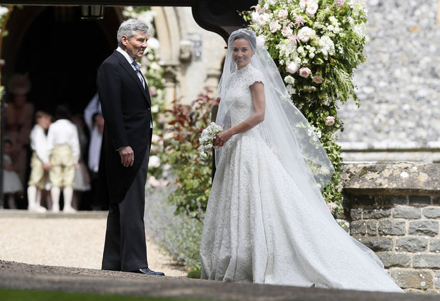 Pippa Middleton evlendi! İşte Pippa Middleton'un düğününden kareler