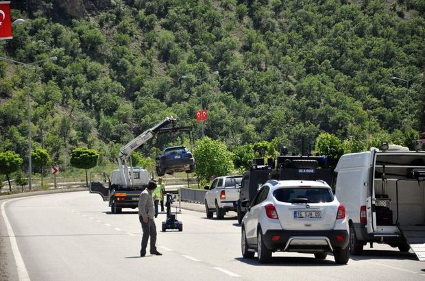 Tunceli'de şüpheli araç polisi alarma geçirdi