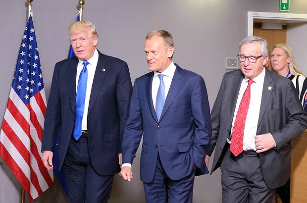 Trump, AB liderleri ile buluştu: Rusya konusunda aynı düşünmüyoruz