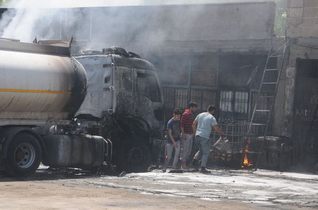 Mardin'de oto sanayi sitesinde patlama: 2 yaralı