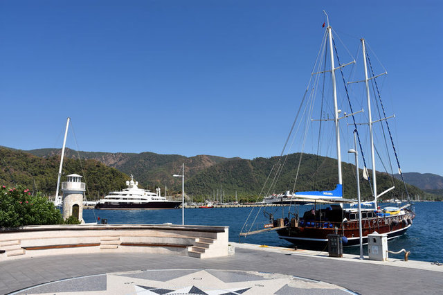 Ürdün Kralı'nın lüks yatı Marmaris'te