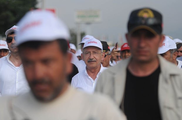 Kılıçdaroğlu'nun yürüyüşünün 14. günü