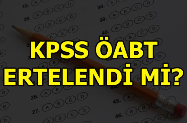 KPSS Alan Bilgisi Sınavı ertelendi mi?