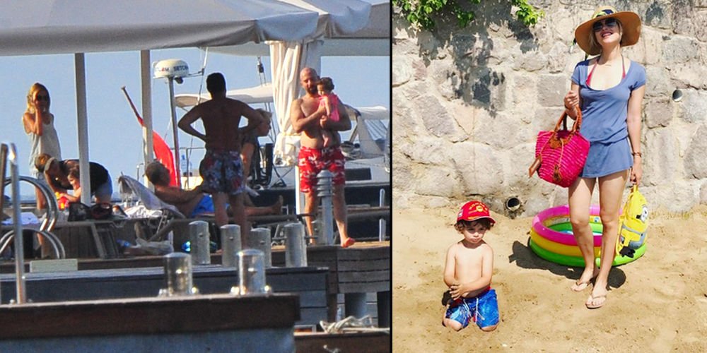 İki çocuklu tatil...