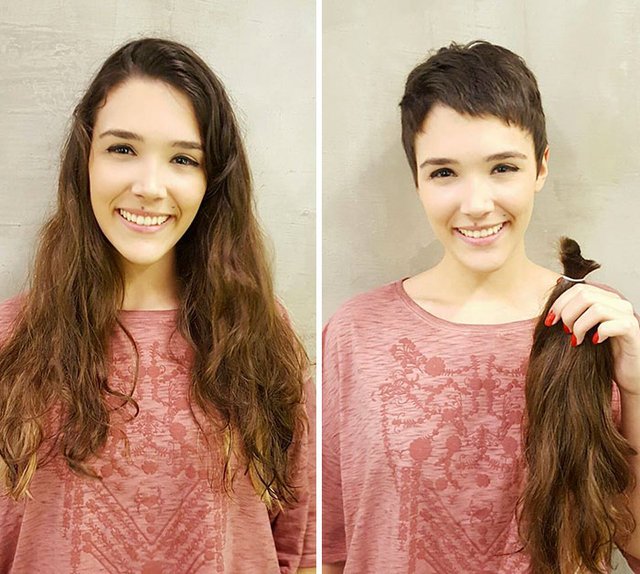 Saçlarını kestirenlerin öncesi-sonrası fotoğrafları