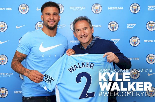 Manchester City, Kyle Walker'ı transfer etti