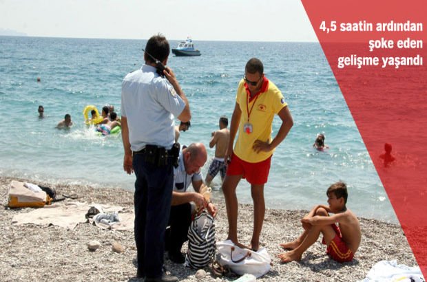 Antalya'da polis denizde aradı, onlar sahilde yürüyüşte çıktı