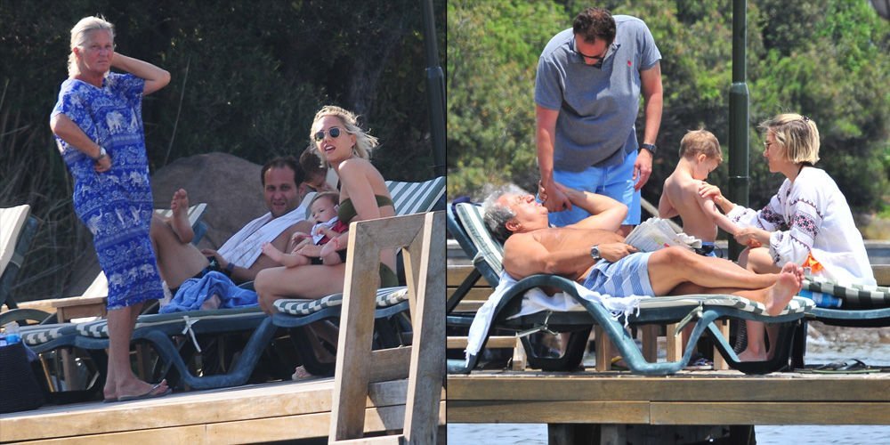 İskelede güneşlendiler