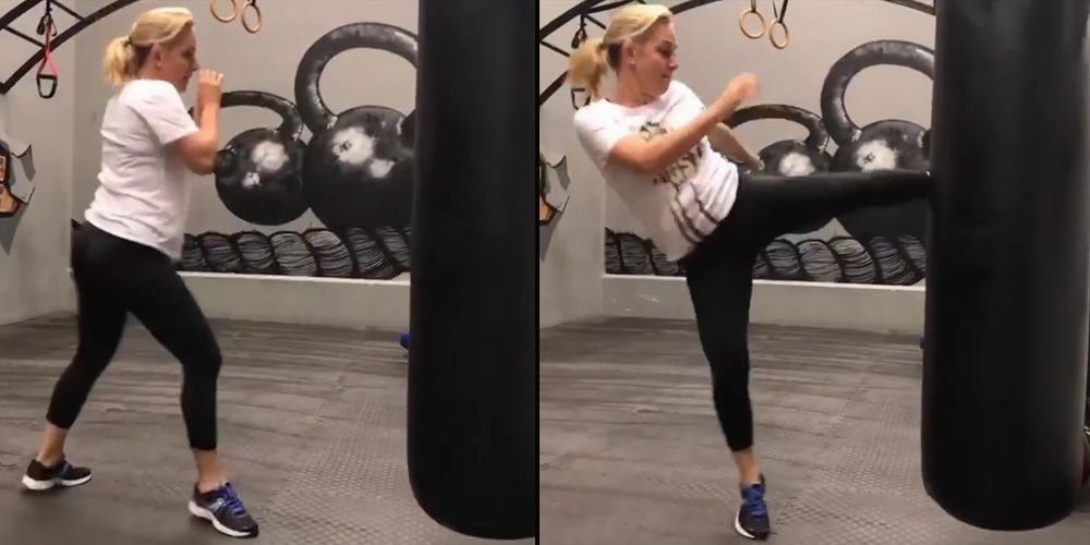 Kick boksçu Melisa...