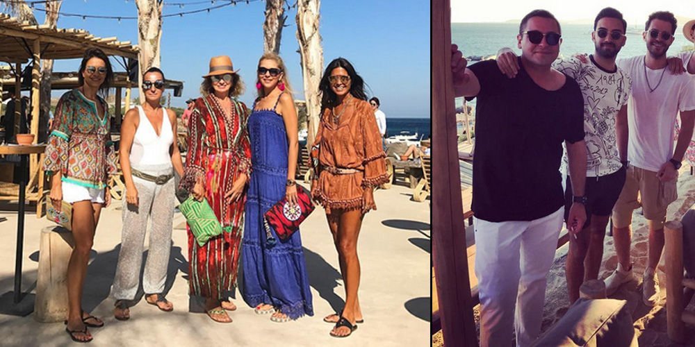 Mikonos'ta eğlence...