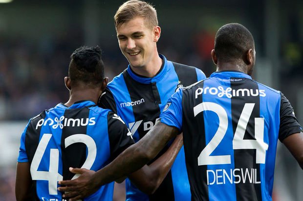 Başakşehir'in rakibi Club Brugge, Lokeren'i 4-0 yendi