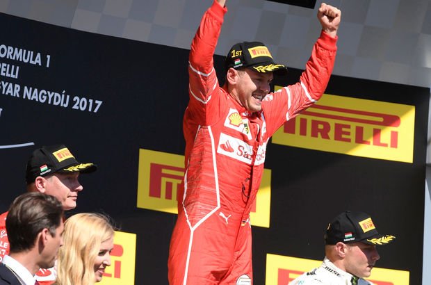 Macaristan Grand Prix'sinde zafer Vettel'in