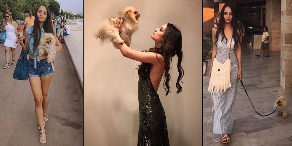 Köpeğini yanından ayırmıyor