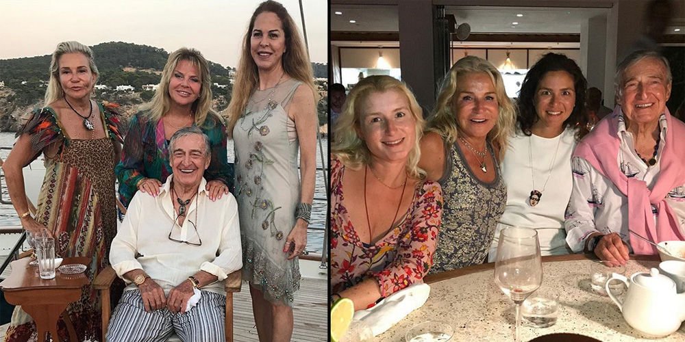 Teknesinde misafir ağırladı