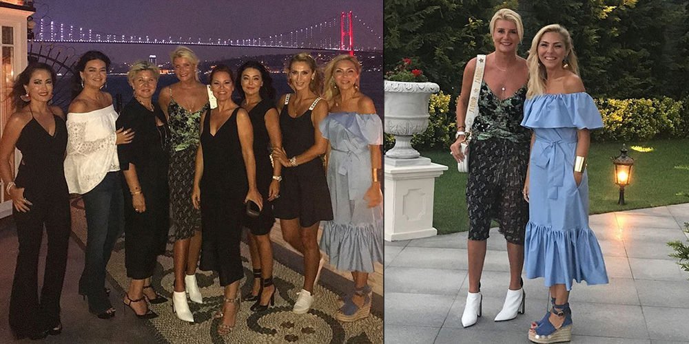 Boğaz'da veda yemeği...