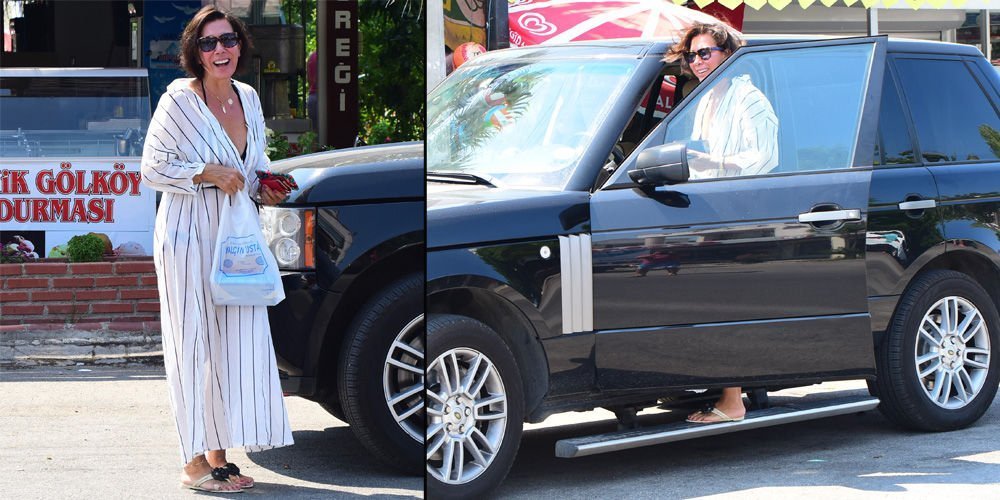 Alışveriş sonrası denize