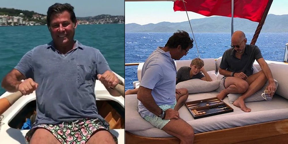 Alman misafirine tavla öğretti