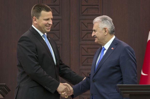 Başbakan Binali Yıldırım ve AB Dönem Başkanı Estonya Başbakanı Jüri Ratas açıklama yaptı