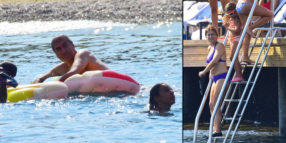 Deniz yatağında keyif