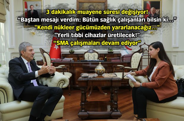 Bakan Demircan'dan hem vatandaşa hem de sağlık çalışanlarına müjde!