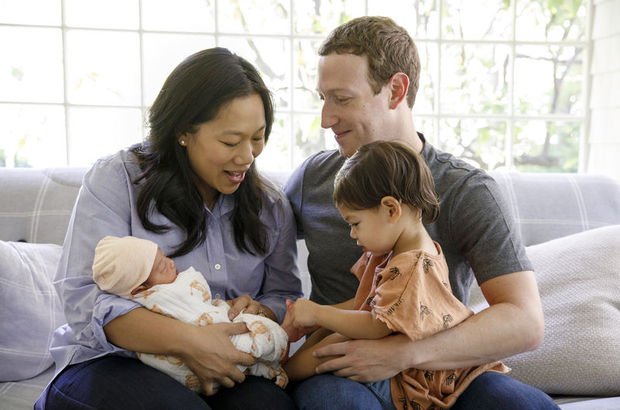 Facebook'un kurucusu Mark Zuckerberg, ikinci kez baba oldu