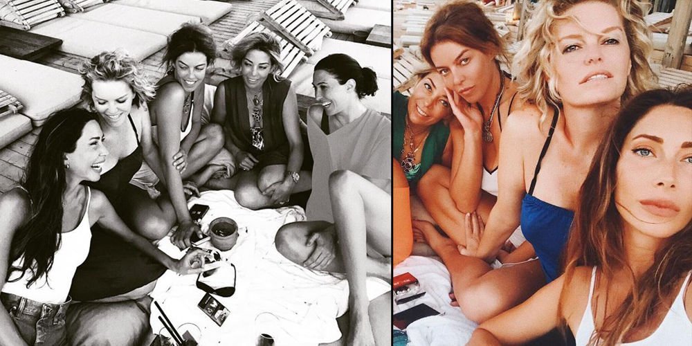 Kız kıza plaj sohbeti