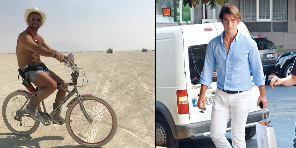 Parti profesörü Burning Man'de