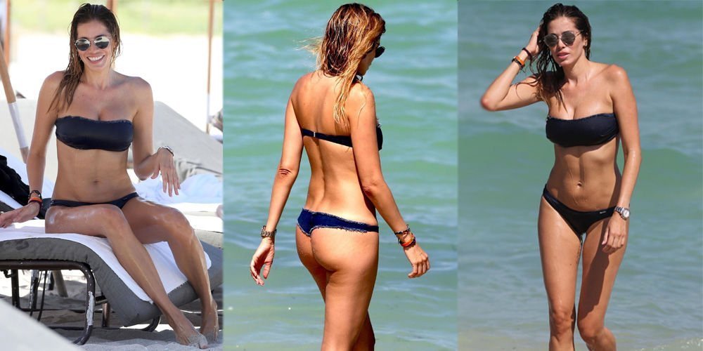 Güzelliğiyle şov yaptı