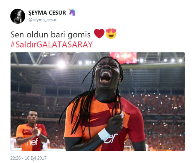 Galatasaraylı Bafetimbi Gomis, kulüp tarihinin en hızlı başlangıç yapan 2. futbolcusu oldu