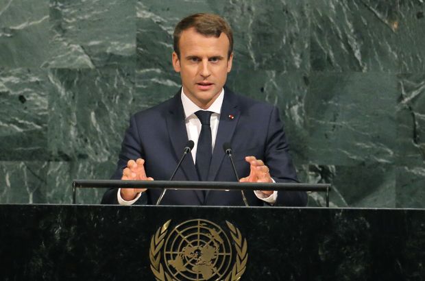 Fransa Cumhurbaşkanı Macron, BM Genel Kurulu'na hitap etti
