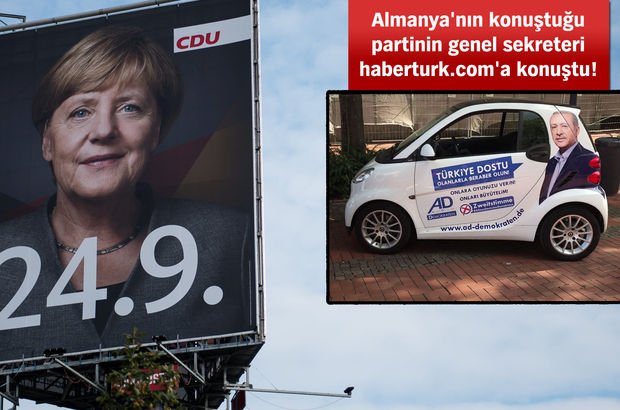 Almanya seçimlerine 3 gün kaldı: 'Erdoğan-Mobil' Alman sokaklarında!