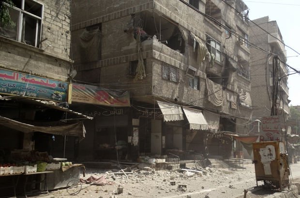 Esed rejimi, Şam'da 'çatışmasızlık bölgesi'ne saldırdı