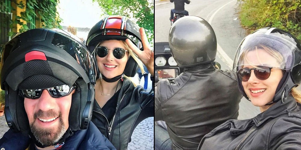 Motosikletli âşıklar...